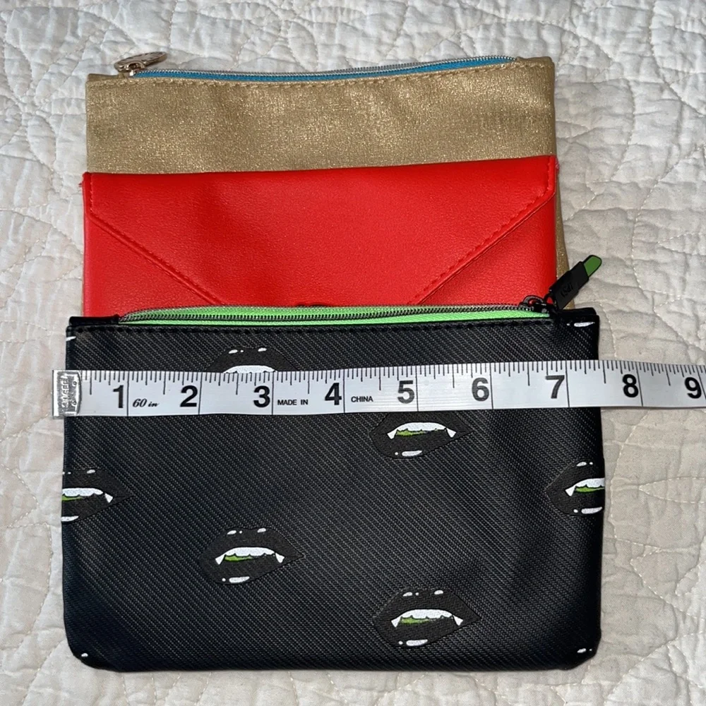 Bundle of 3 make up / cosmetic bags. NWOT!
